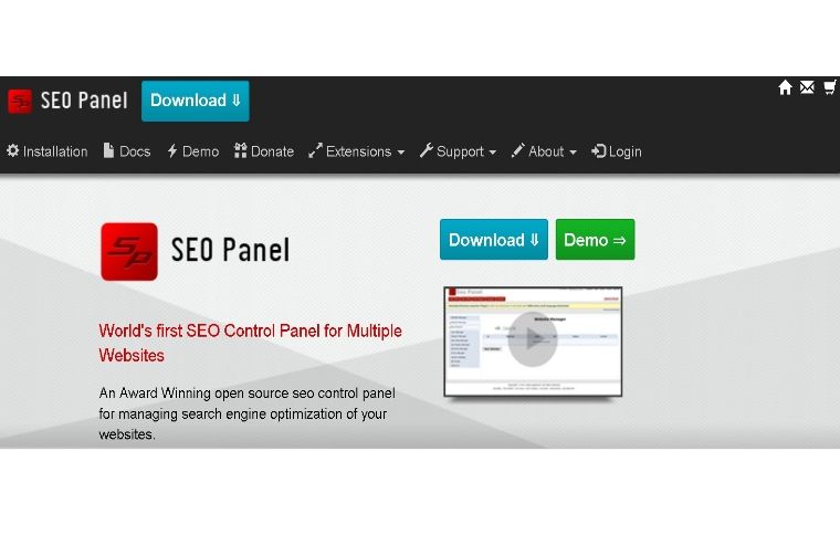 SEOPanel – Herramienta para gestionar proyectos SEO 01